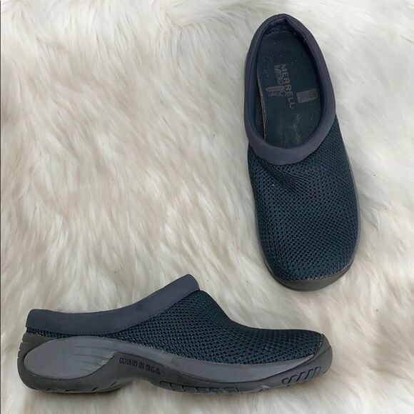 Merrell Encore Breeze 3 Navy Mesh Clogs Sz 7.5 - Picture 1 of 6